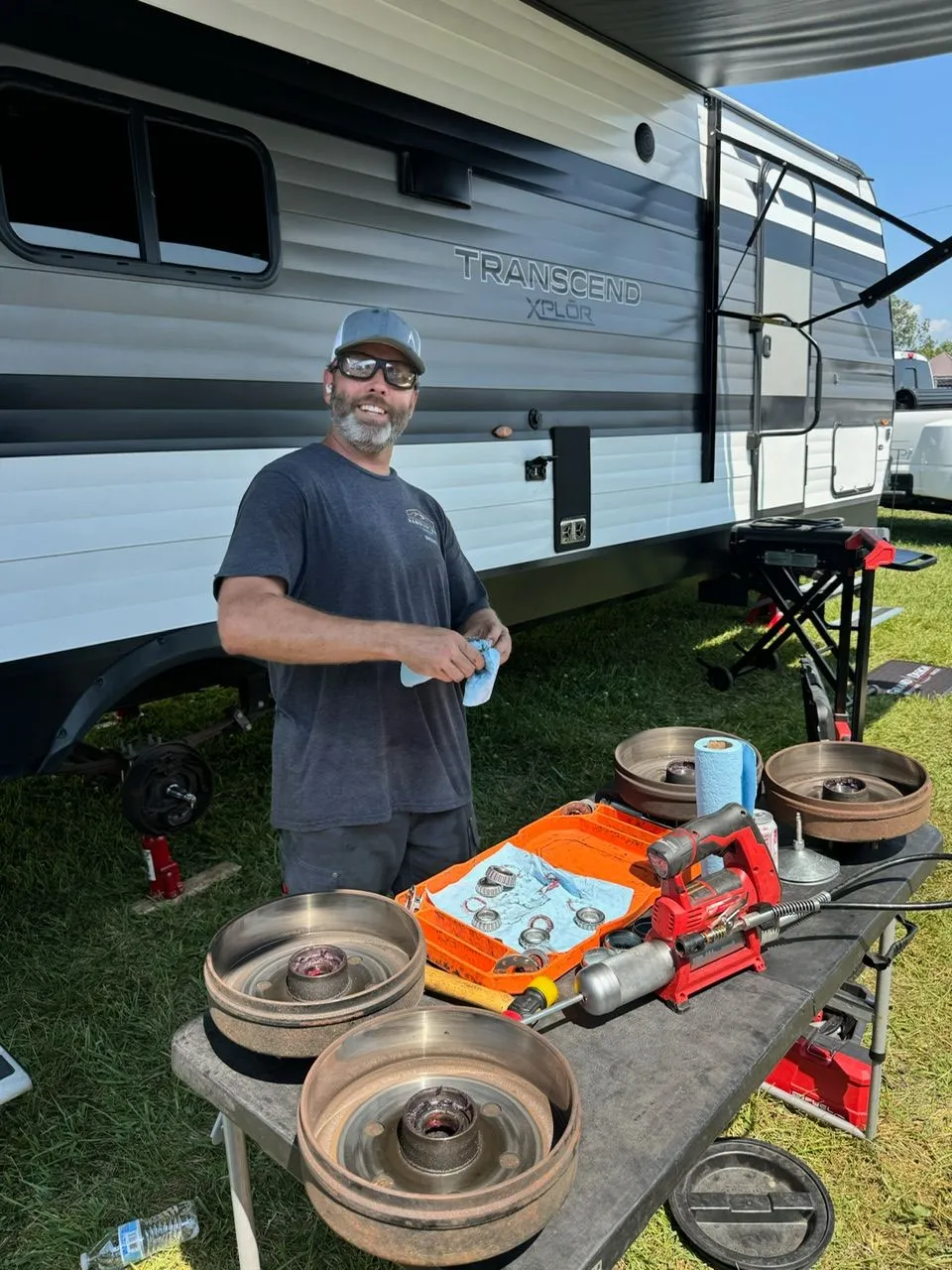 Ramblin Man crew at work